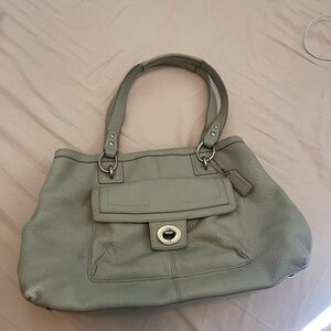 Elegant Gray coach  Tote Bag